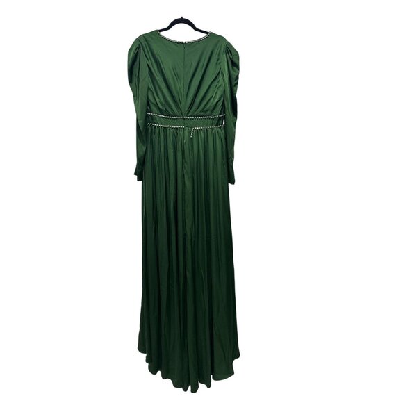 Elegant Green Maxi Dress - Picture 4 of 7